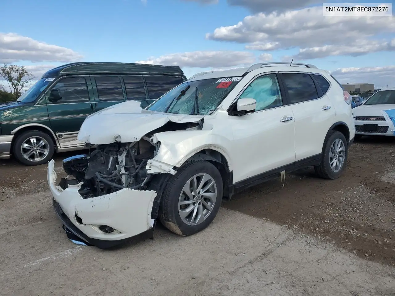 5N1AT2MT8EC872276 2014 Nissan Rogue S