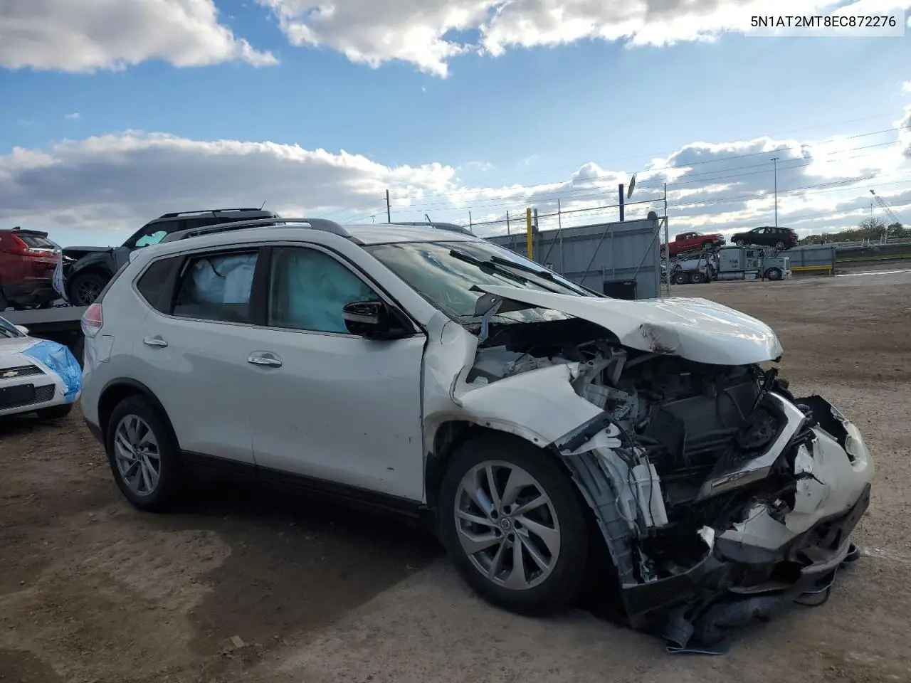 5N1AT2MT8EC872276 2014 Nissan Rogue S