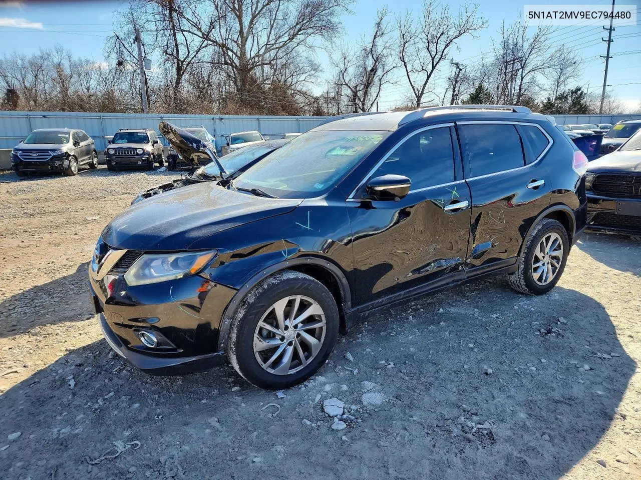 5N1AT2MV9EC794480 2014 Nissan Rogue S
