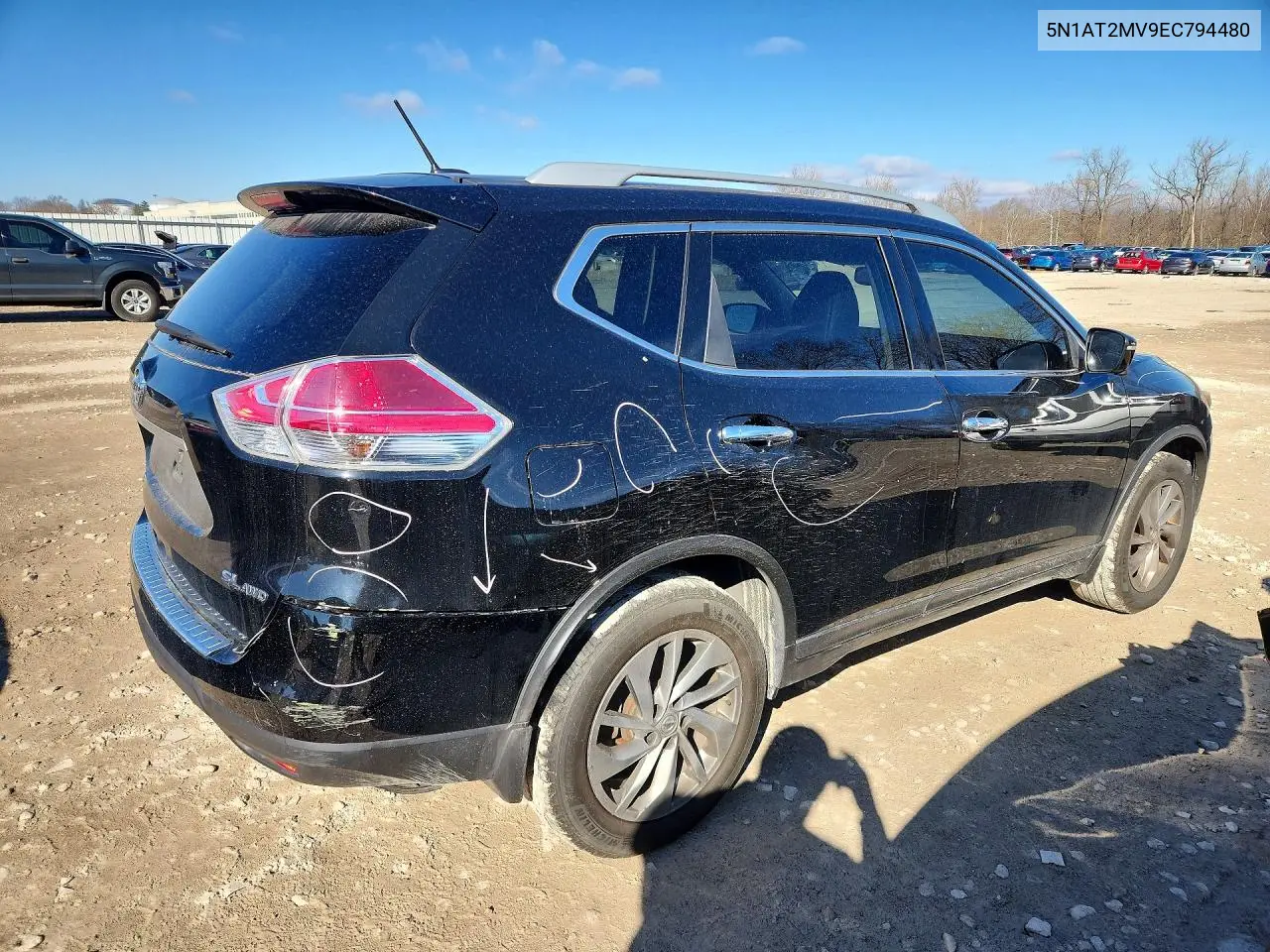 5N1AT2MV9EC794480 2014 Nissan Rogue S