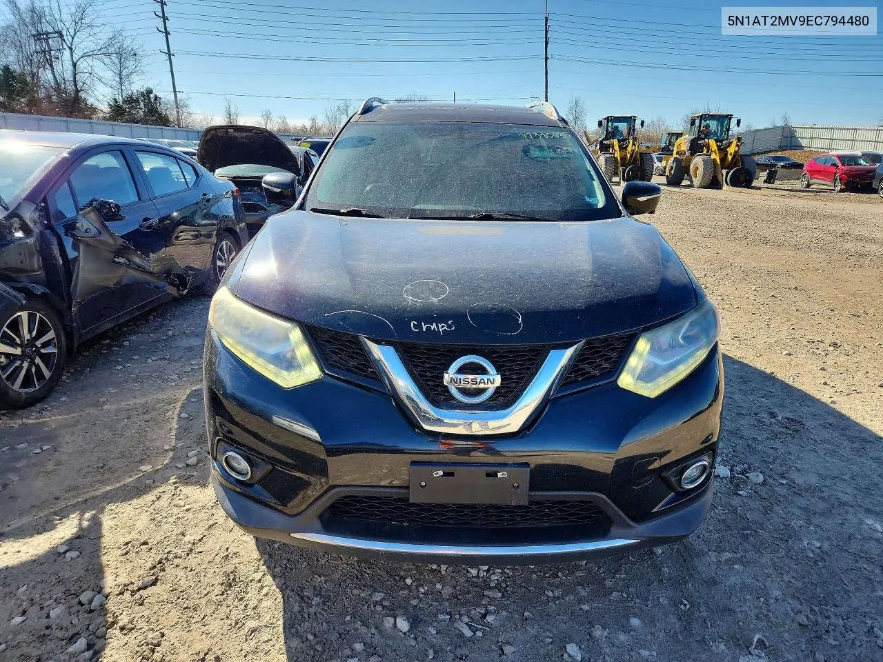 5N1AT2MV9EC794480 2014 Nissan Rogue S