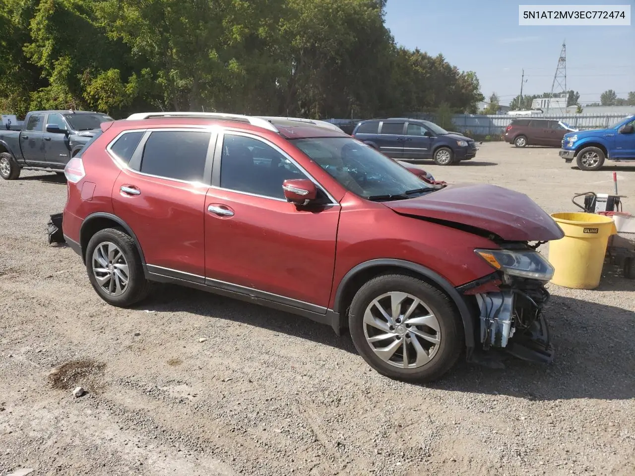 5N1AT2MV3EC772474 2014 Nissan Rogue S