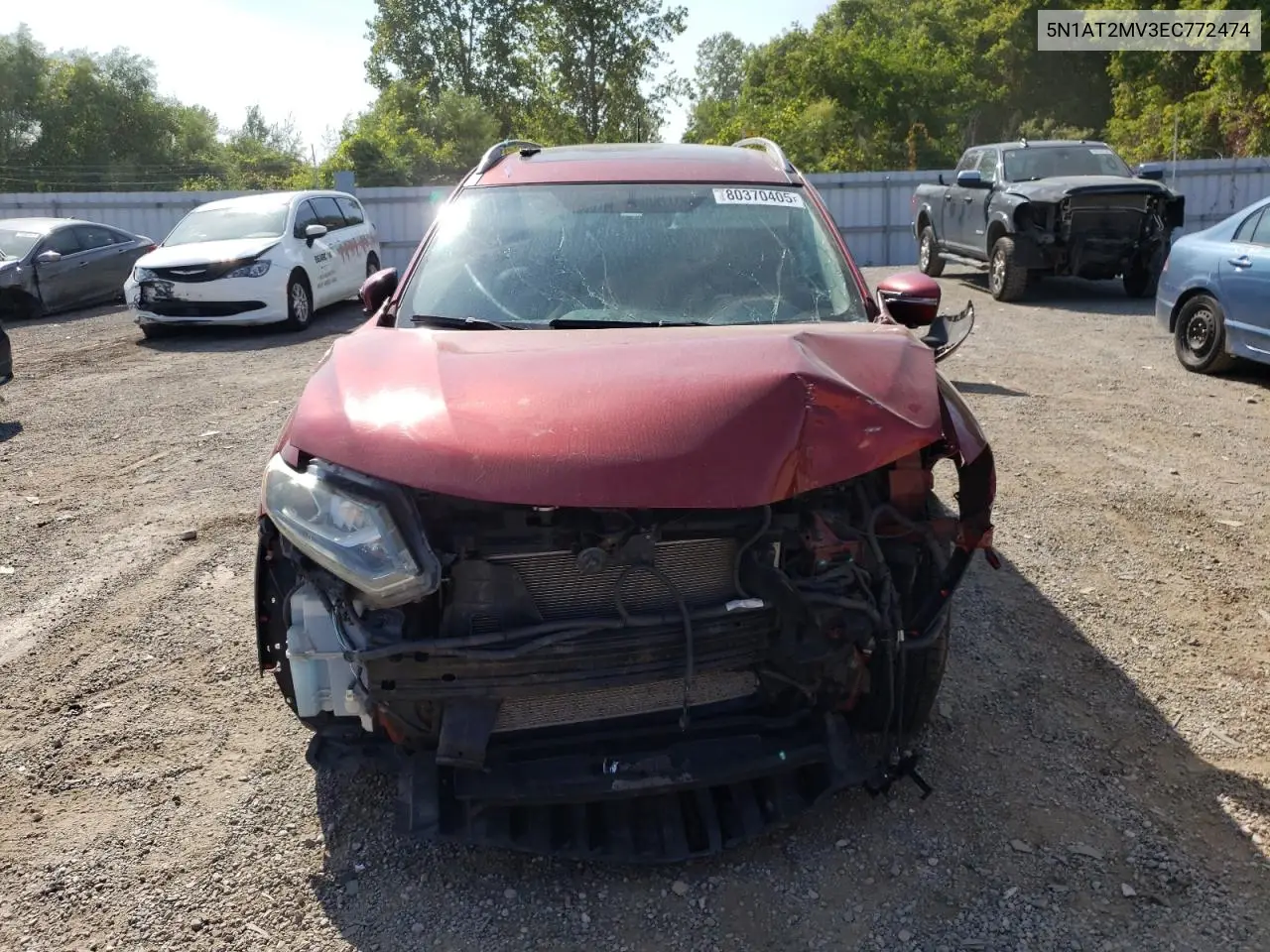 5N1AT2MV3EC772474 2014 Nissan Rogue S