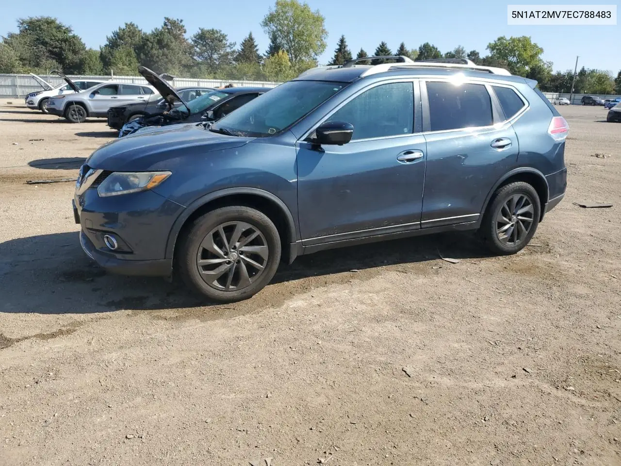 5N1AT2MV7EC788483 2014 Nissan Rogue S
