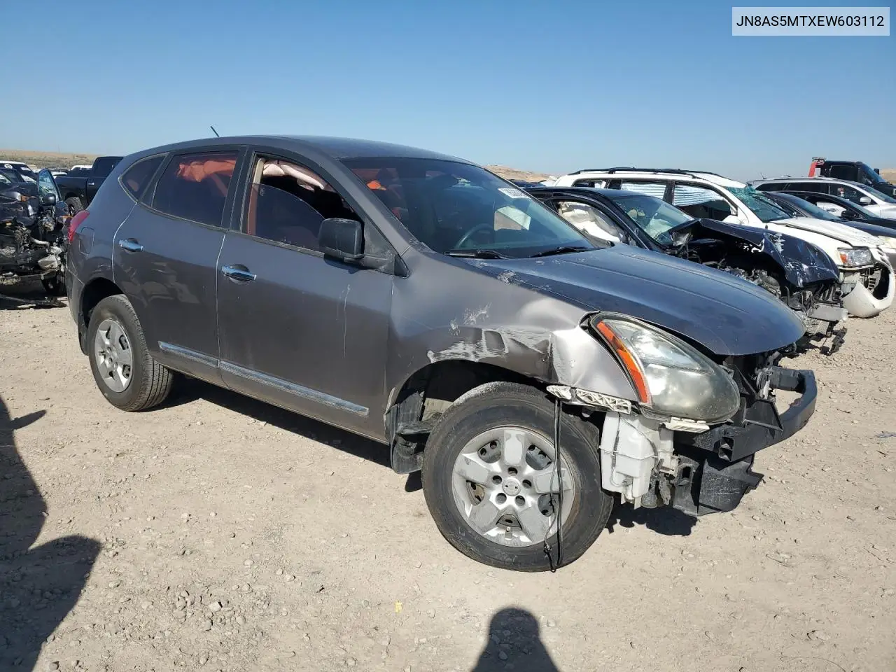 JN8AS5MTXEW603112 2014 Nissan Rogue Select S