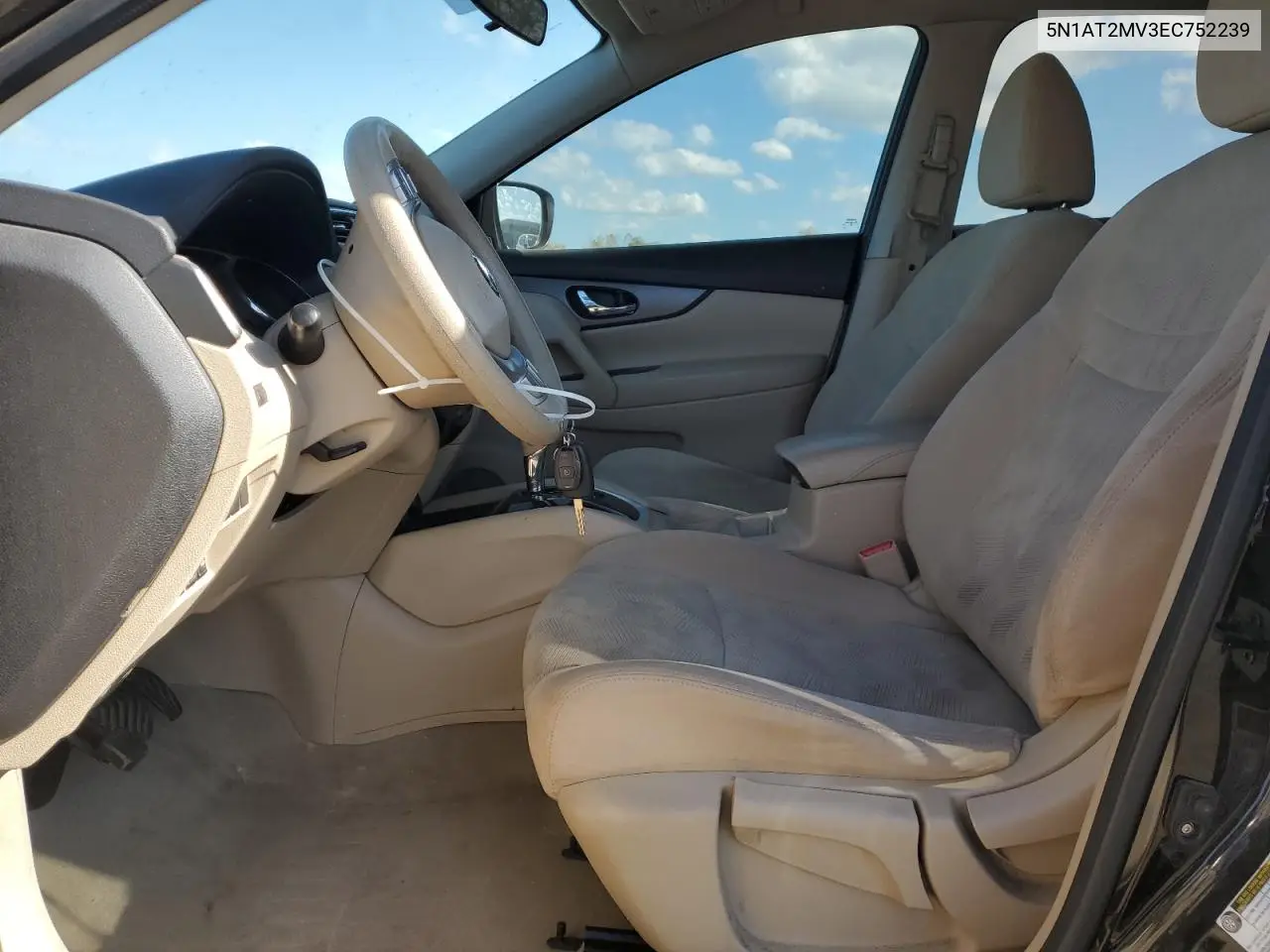 5N1AT2MV3EC752239 2014 Nissan Rogue S