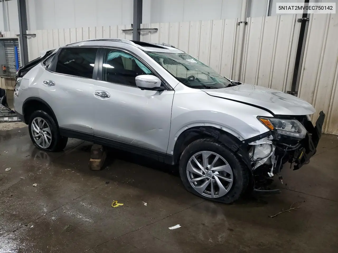 5N1AT2MV0EC750142 2014 Nissan Rogue S