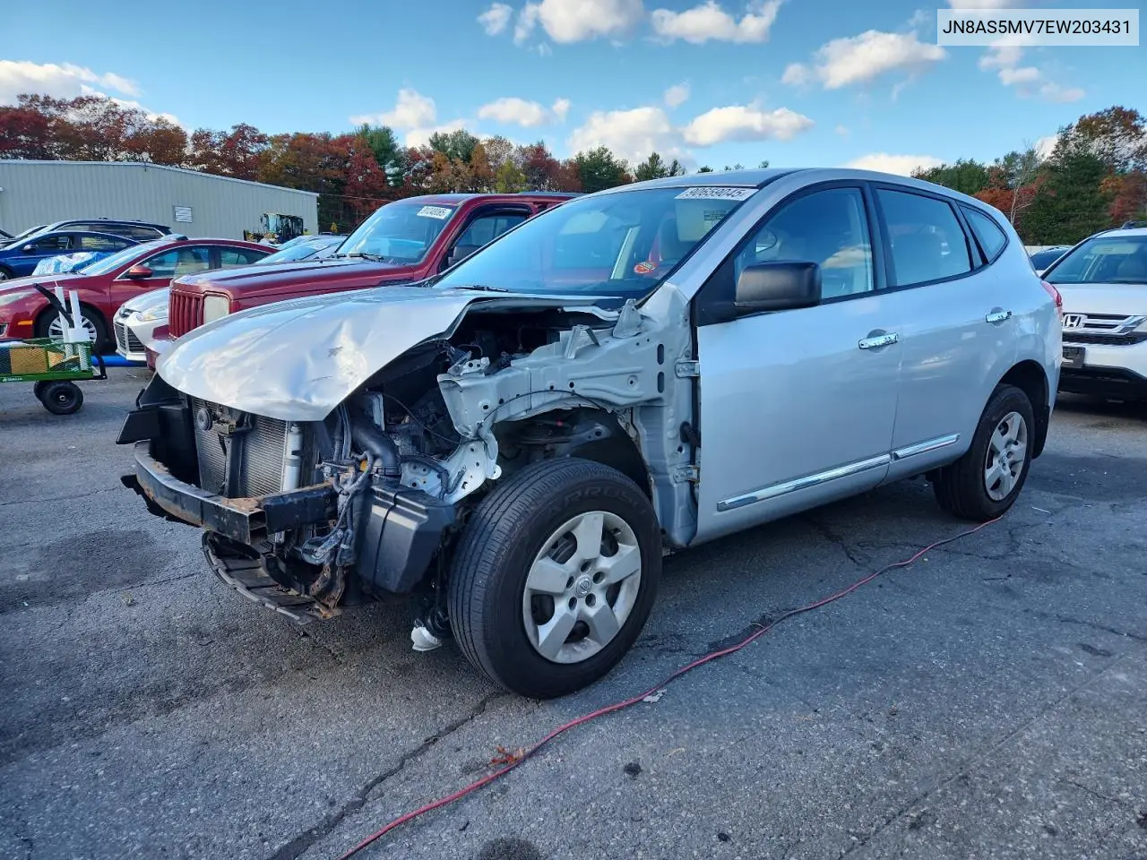 JN8AS5MV7EW203431 2014 Nissan Rogue Select S