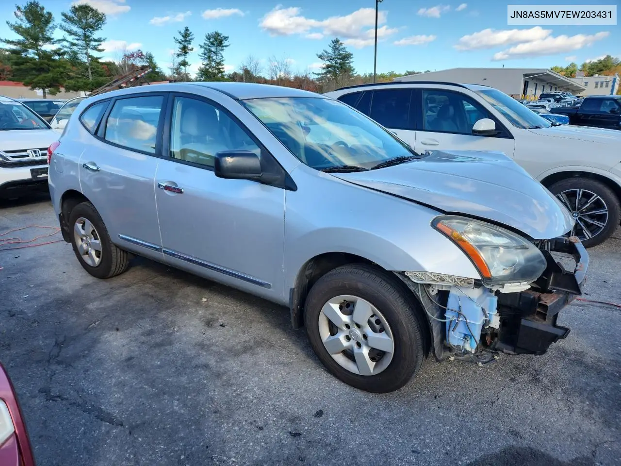JN8AS5MV7EW203431 2014 Nissan Rogue Select S