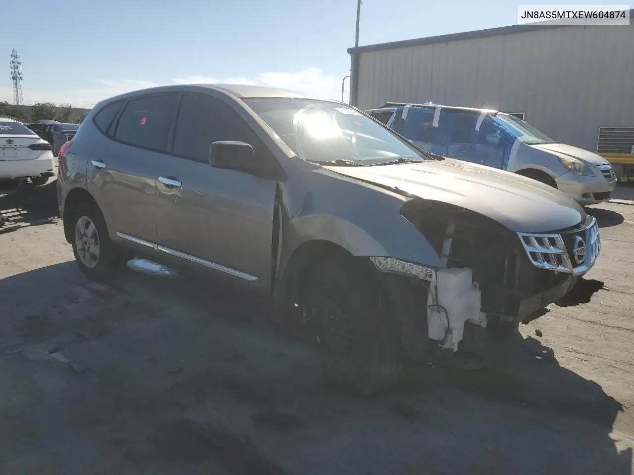 JN8AS5MTXEW604874 2014 Nissan Rogue Select S