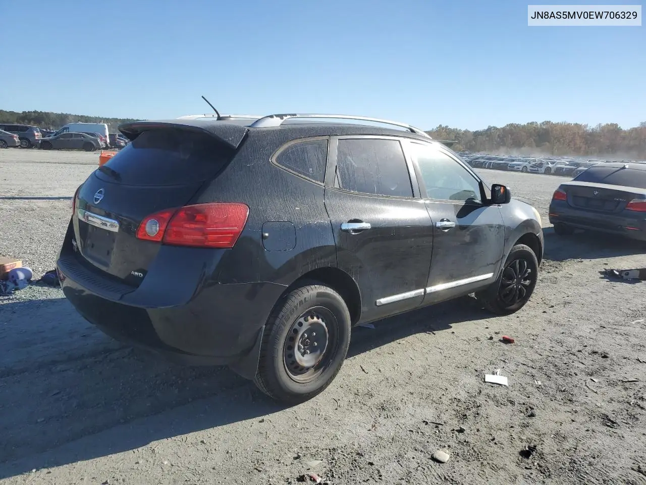 JN8AS5MV0EW706329 2014 Nissan Rogue Select S