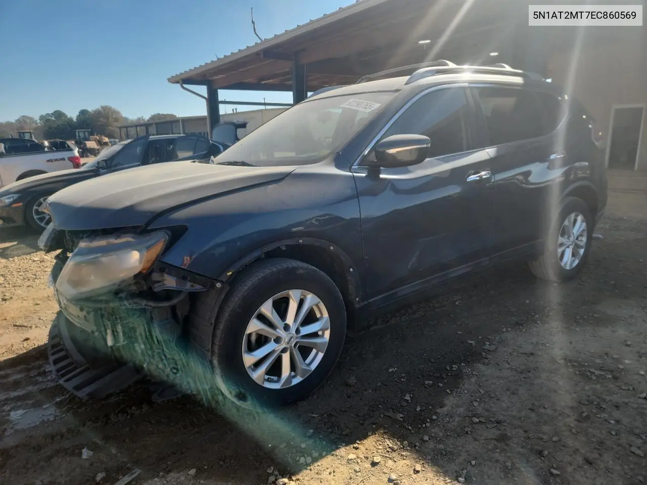 5N1AT2MT7EC860569 2014 Nissan Rogue S