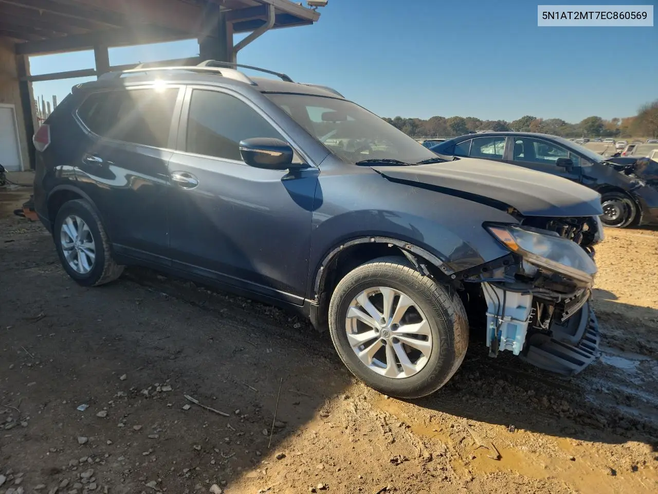 5N1AT2MT7EC860569 2014 Nissan Rogue S