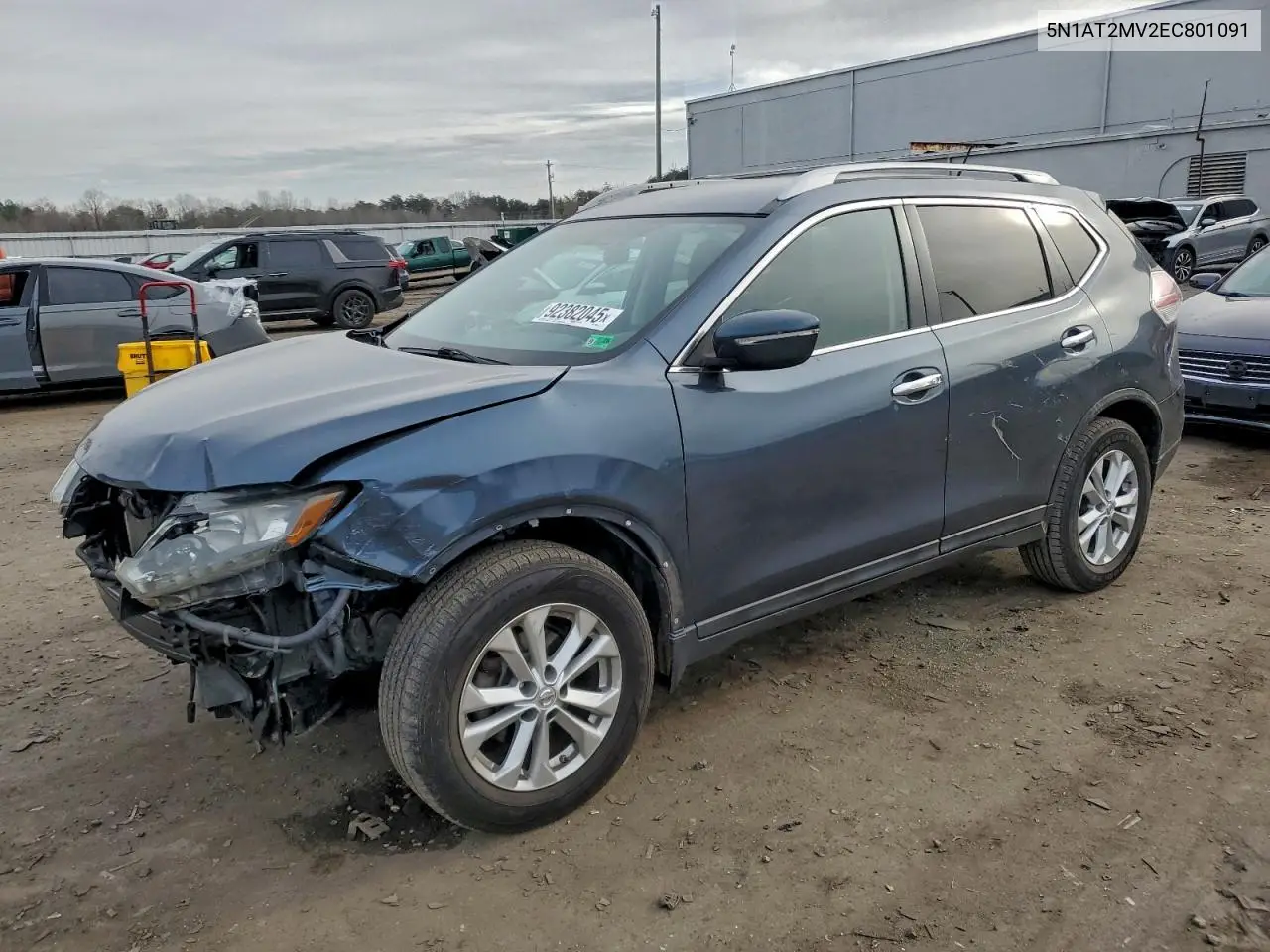 5N1AT2MV2EC801091 2014 Nissan Rogue S