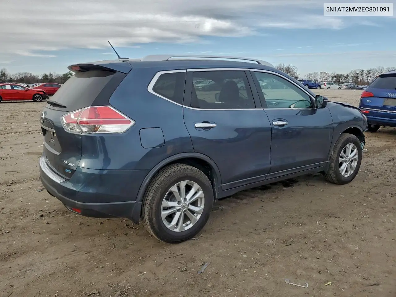 5N1AT2MV2EC801091 2014 Nissan Rogue S