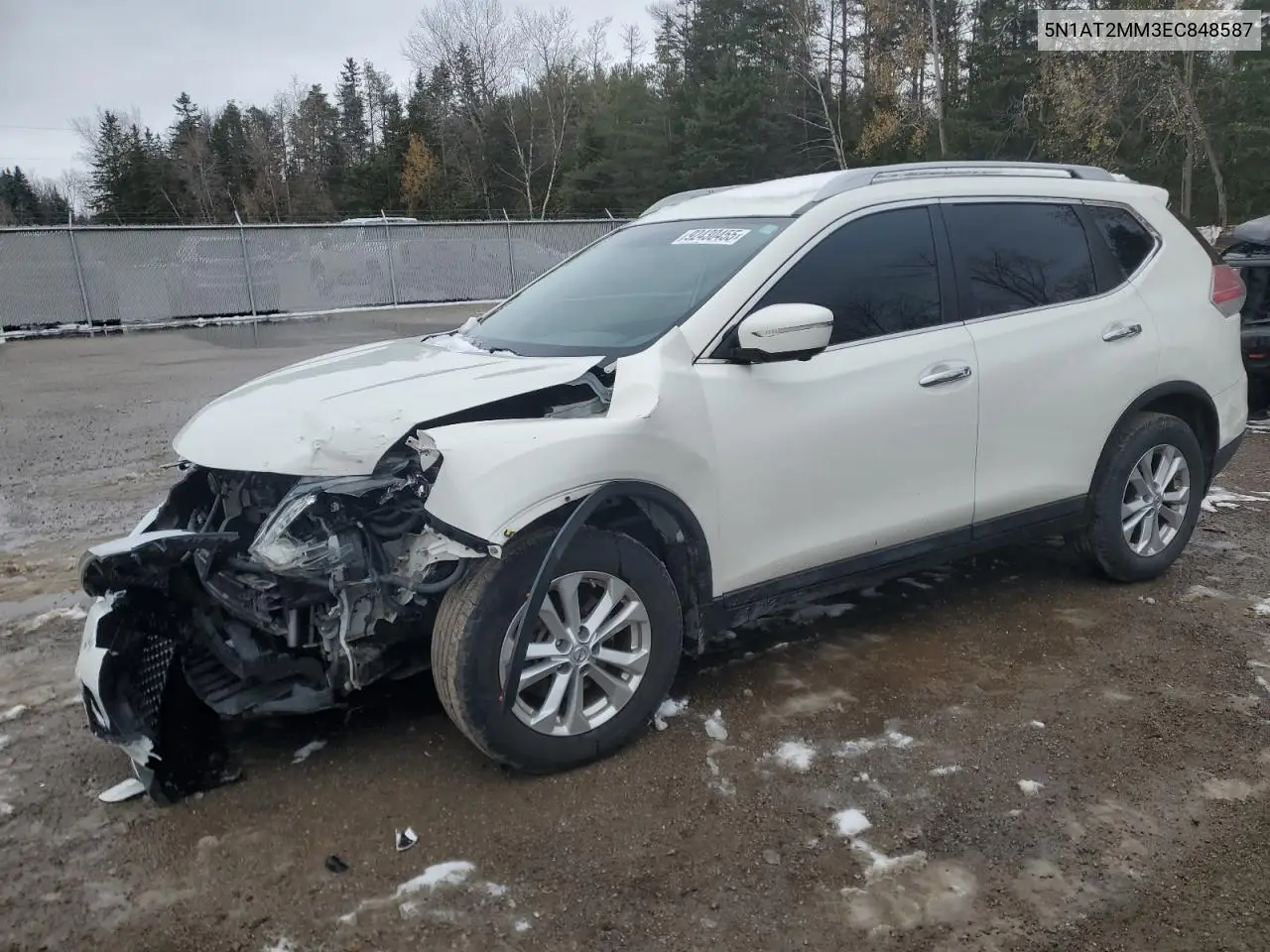 5N1AT2MM3EC848587 2014 Nissan Rogue S