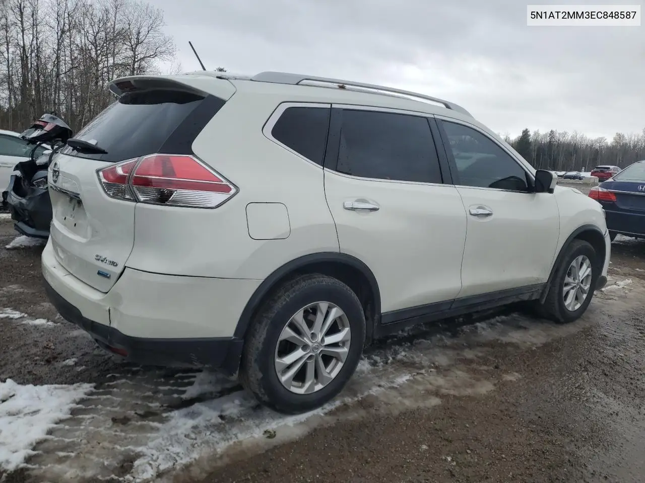 5N1AT2MM3EC848587 2014 Nissan Rogue S