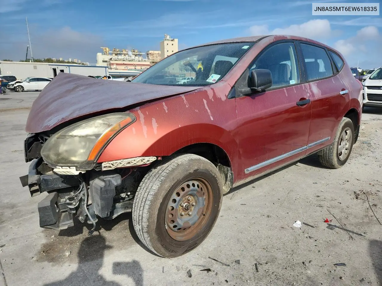 JN8AS5MT6EW618335 2014 Nissan Rogue Select S