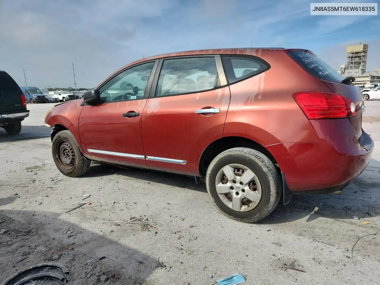JN8AS5MT6EW618335 2014 Nissan Rogue Select S