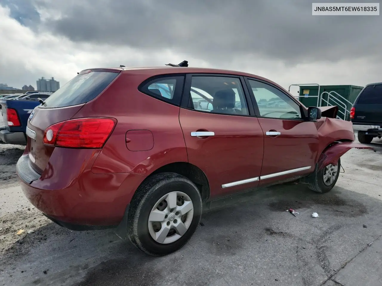 JN8AS5MT6EW618335 2014 Nissan Rogue Select S