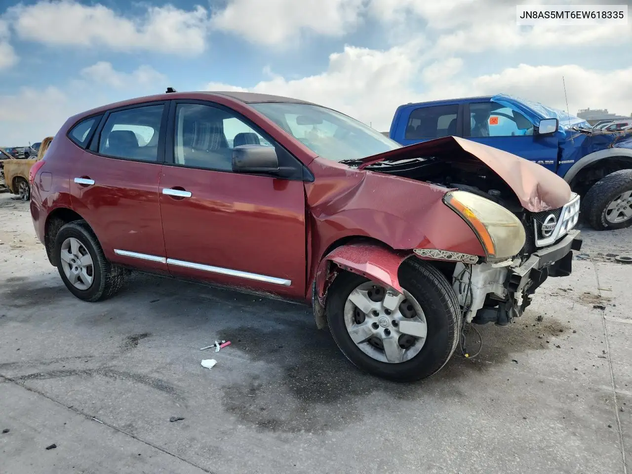 JN8AS5MT6EW618335 2014 Nissan Rogue Select S