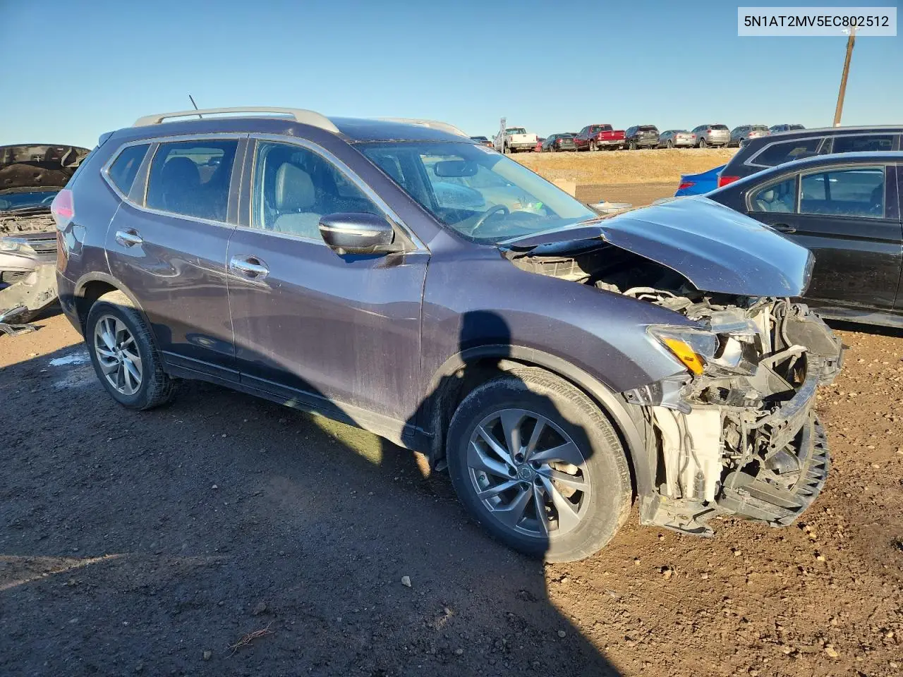 5N1AT2MV5EC802512 2014 Nissan Rogue S