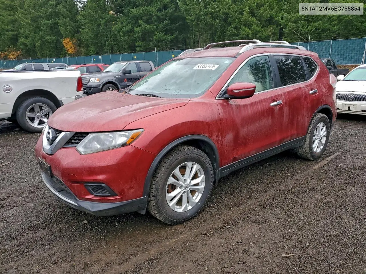 5N1AT2MV5EC755854 2014 Nissan Rogue S
