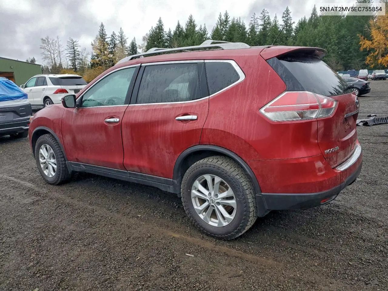 5N1AT2MV5EC755854 2014 Nissan Rogue S