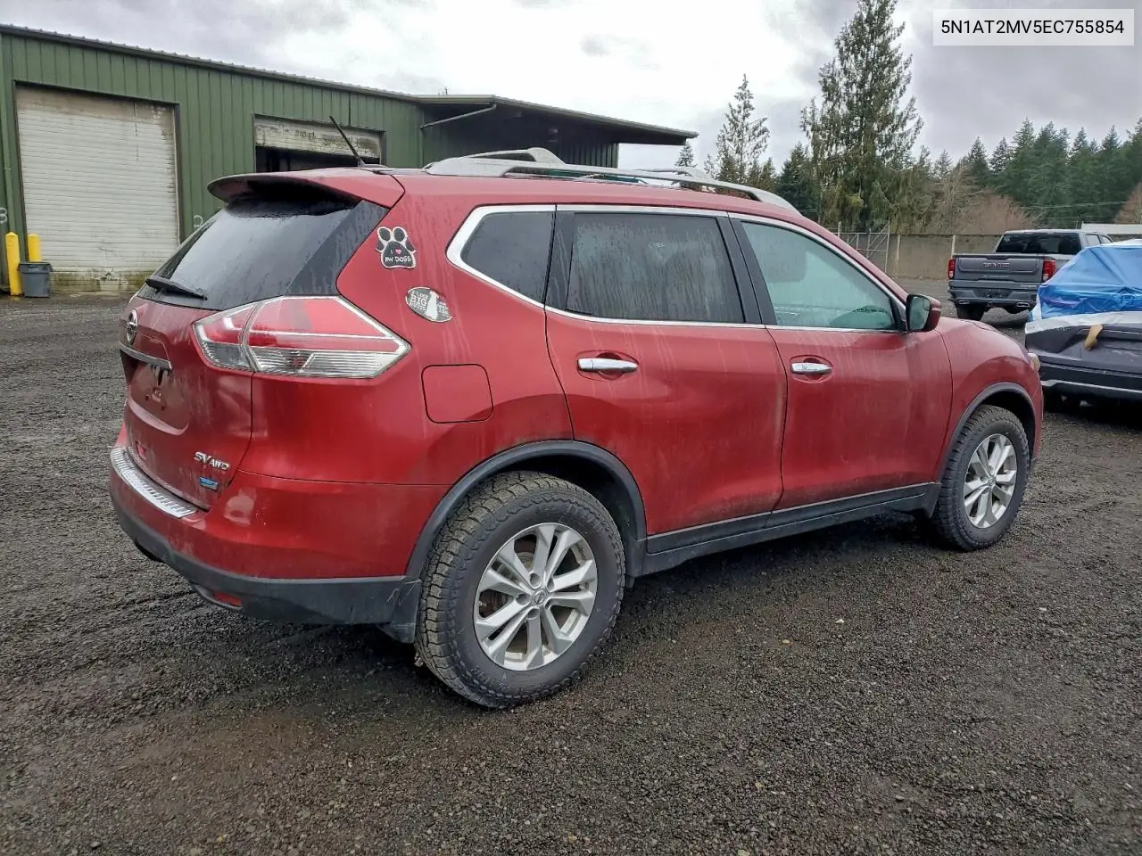 5N1AT2MV5EC755854 2014 Nissan Rogue S