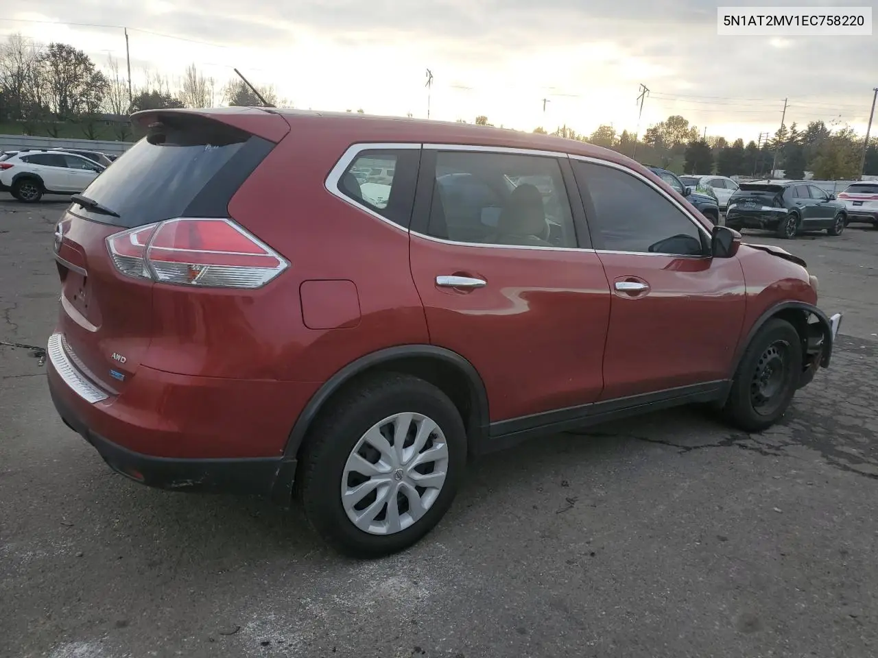 5N1AT2MV1EC758220 2014 Nissan Rogue S