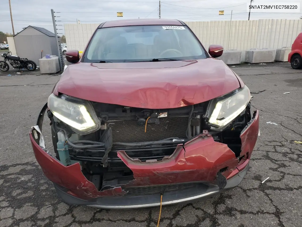 5N1AT2MV1EC758220 2014 Nissan Rogue S