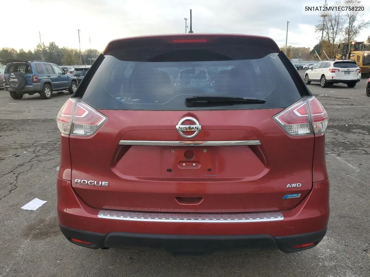 5N1AT2MV1EC758220 2014 Nissan Rogue S