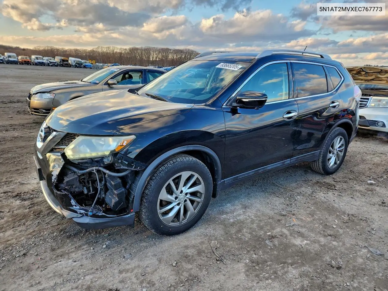 5N1AT2MVXEC767773 2014 Nissan Rogue S