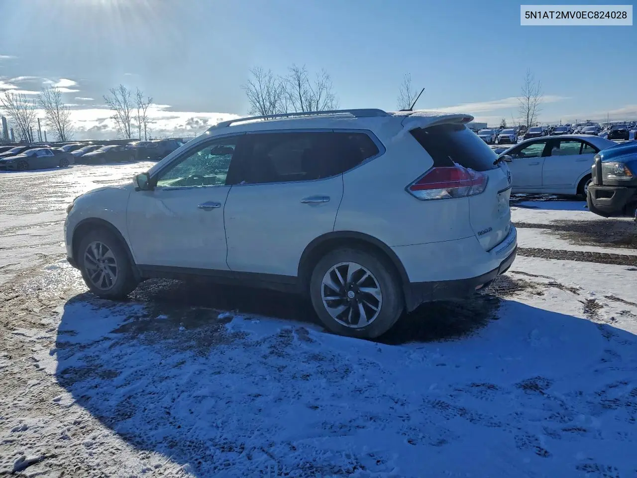 5N1AT2MV0EC824028 2014 Nissan Rogue S