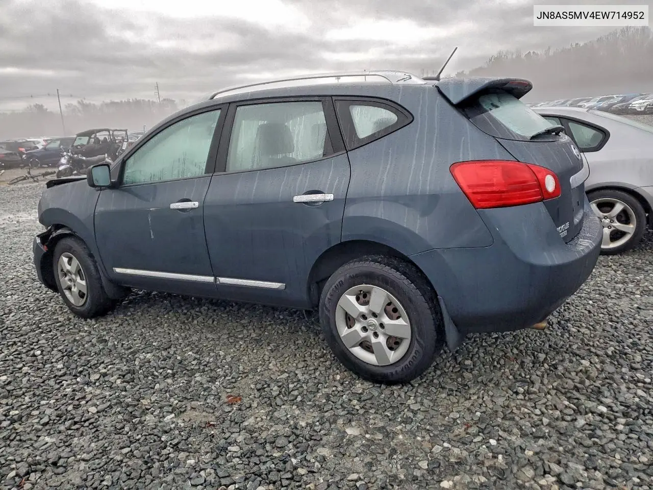 JN8AS5MV4EW714952 2014 Nissan Rogue Select S