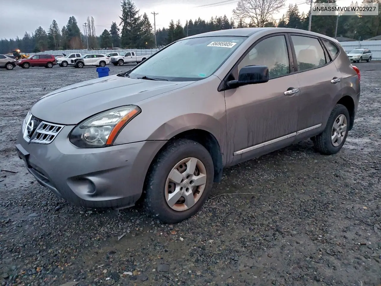 JN8AS5MV0EW702927 2014 Nissan Rogue Select S
