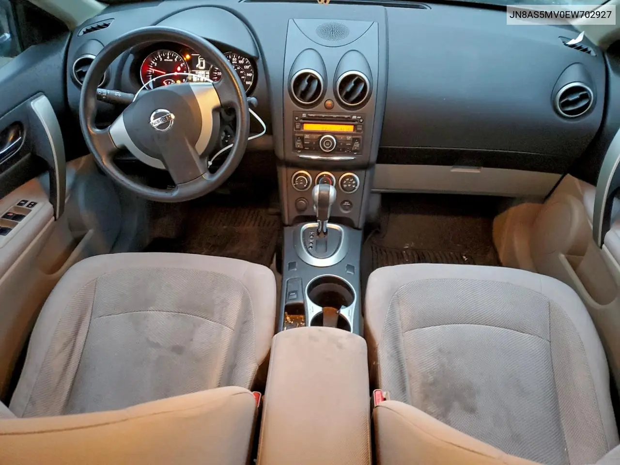 JN8AS5MV0EW702927 2014 Nissan Rogue Select S