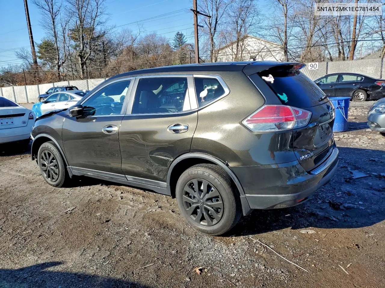 5N1AT2MK1EC781454 2014 Nissan Rogue S