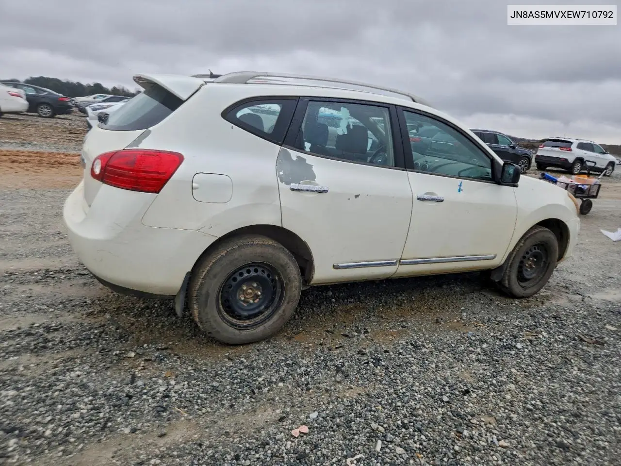 JN8AS5MVXEW710792 2014 Nissan Rogue Select S