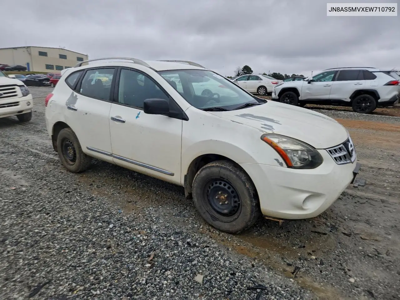 JN8AS5MVXEW710792 2014 Nissan Rogue Select S