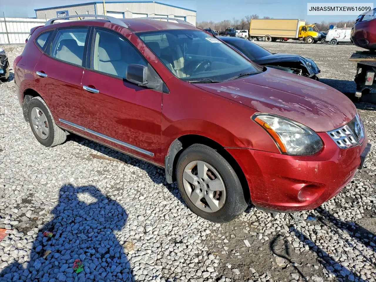 JN8AS5MTXEW616099 2014 Nissan Rogue Select S