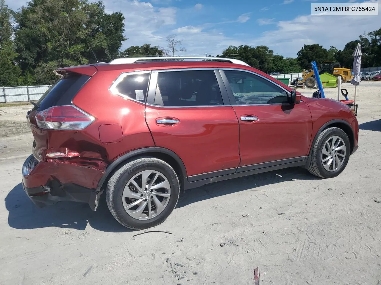 2015 Nissan Rogue S VIN: 5N1AT2MT8FC765424 Lot: 69753324