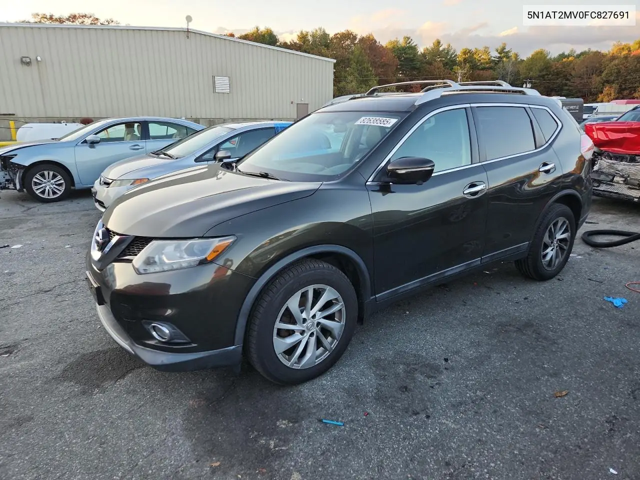 5N1AT2MV0FC827691 2015 Nissan Rogue S