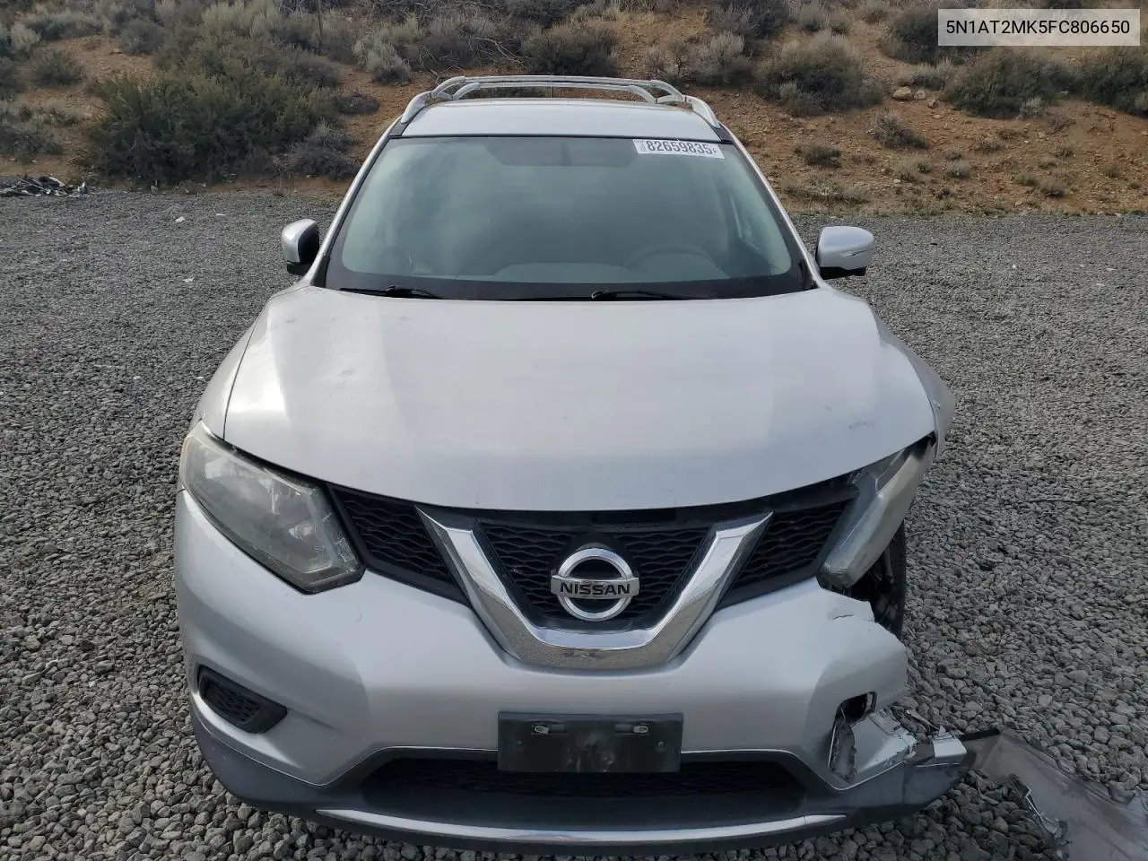 5N1AT2MK5FC806650 2015 Nissan Rogue S