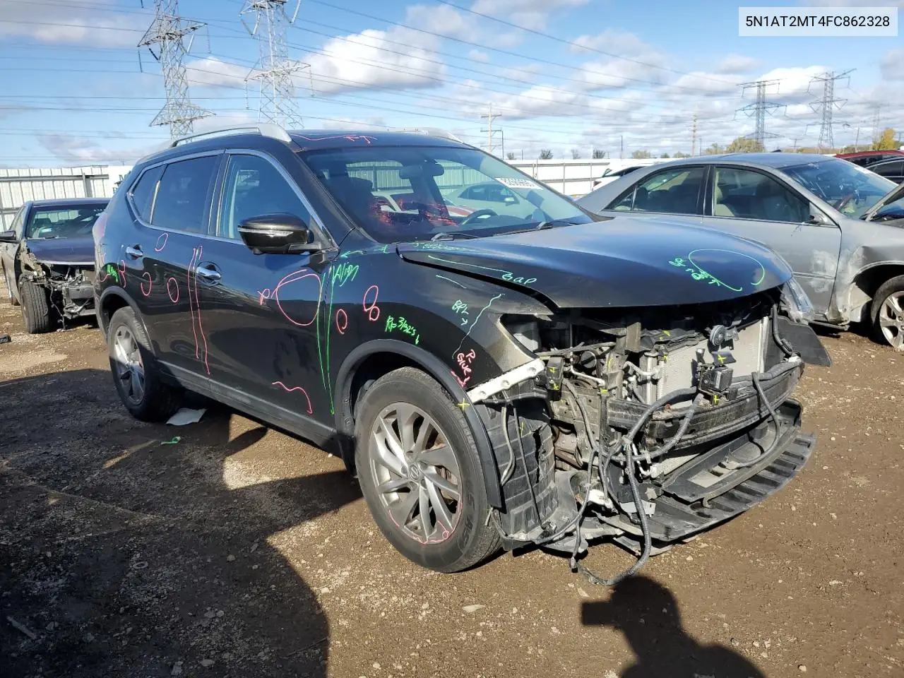 5N1AT2MT4FC862328 2015 Nissan Rogue S