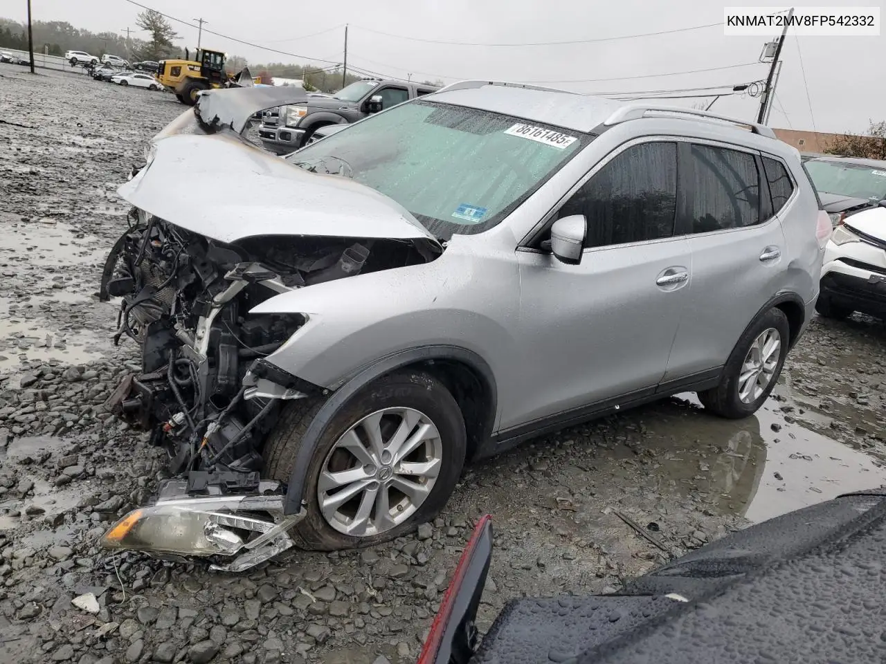 KNMAT2MV8FP542332 2015 Nissan Rogue S