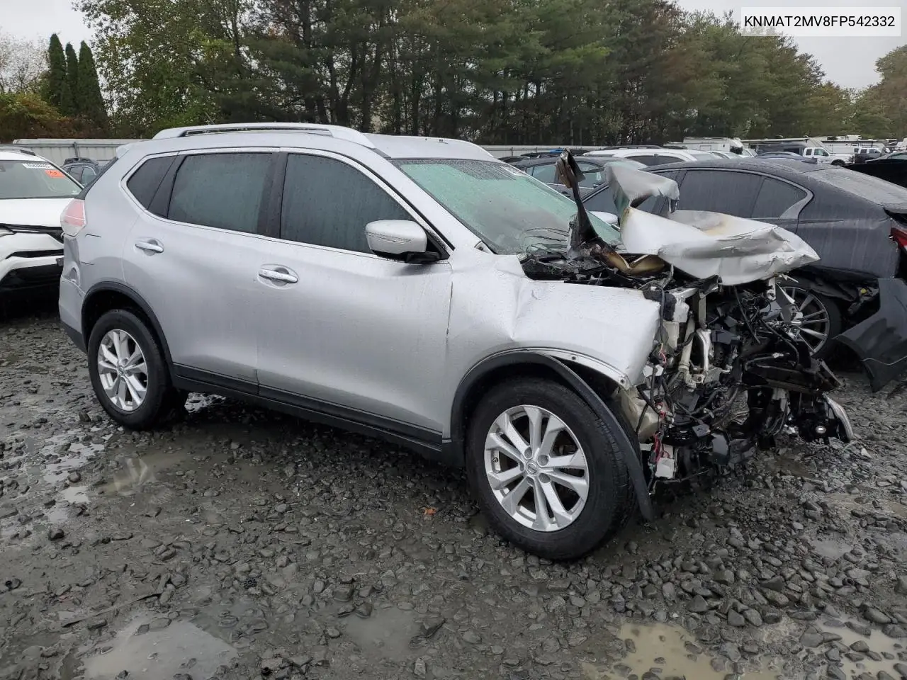 KNMAT2MV8FP542332 2015 Nissan Rogue S