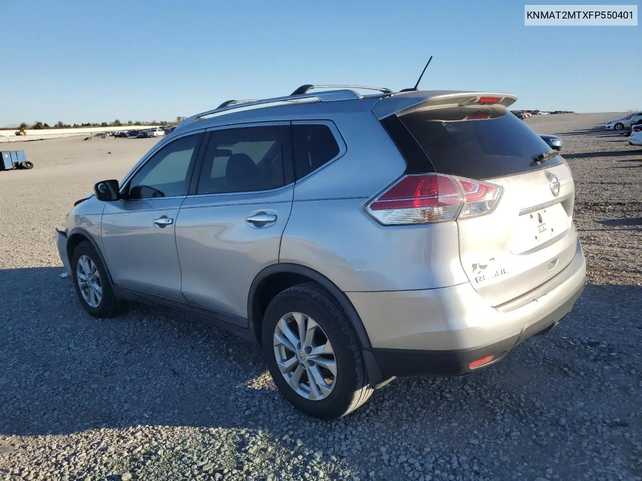KNMAT2MTXFP550401 2015 Nissan Rogue S