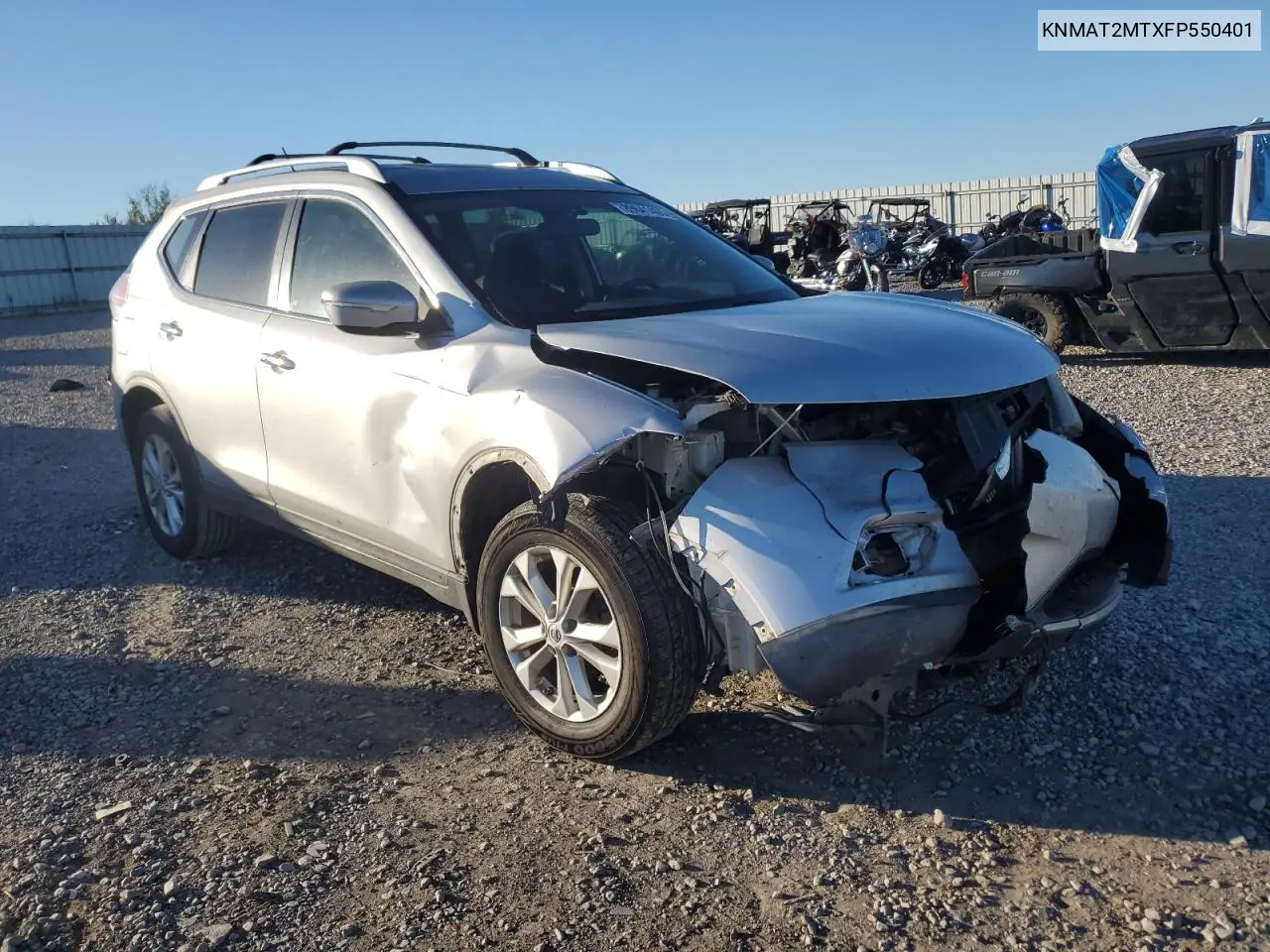 KNMAT2MTXFP550401 2015 Nissan Rogue S