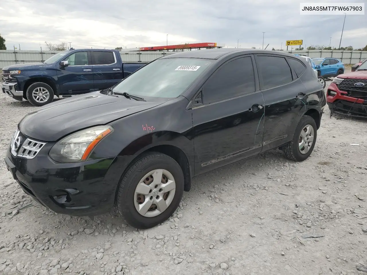 JN8AS5MT7FW667903 2015 Nissan Rogue Select S
